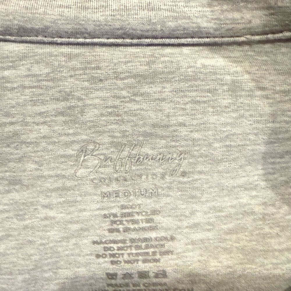 Buffbunny Light Gray Athletic Zip Sweatshirt - image 2